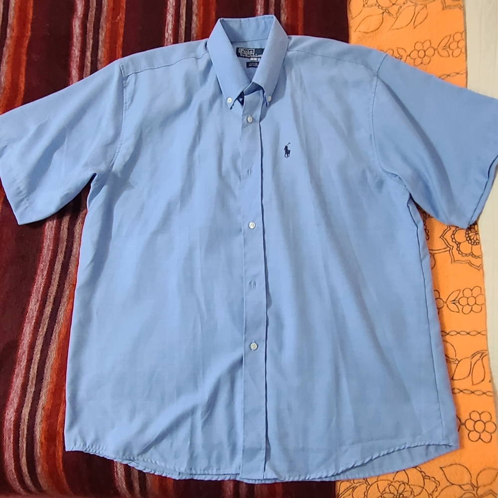 Men's Blue Polo Shirt